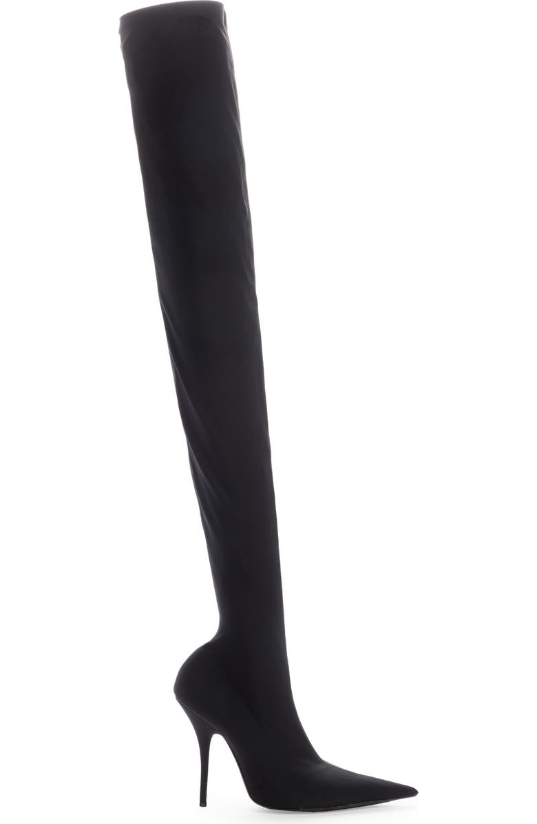 Balenciaga Knife Over-the-Knee Boot, Alternate, color,