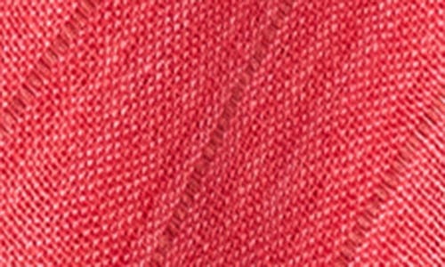 Bcbg Stripe Wrap Scarf In Poppy Red