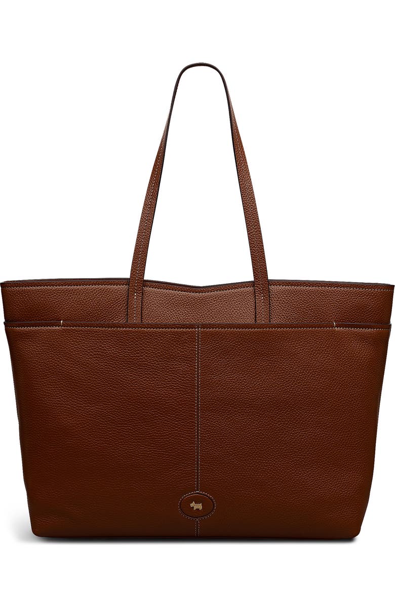 Radley Large Maldon Mews Zip Top Tote Bag, Main, color, Cognac