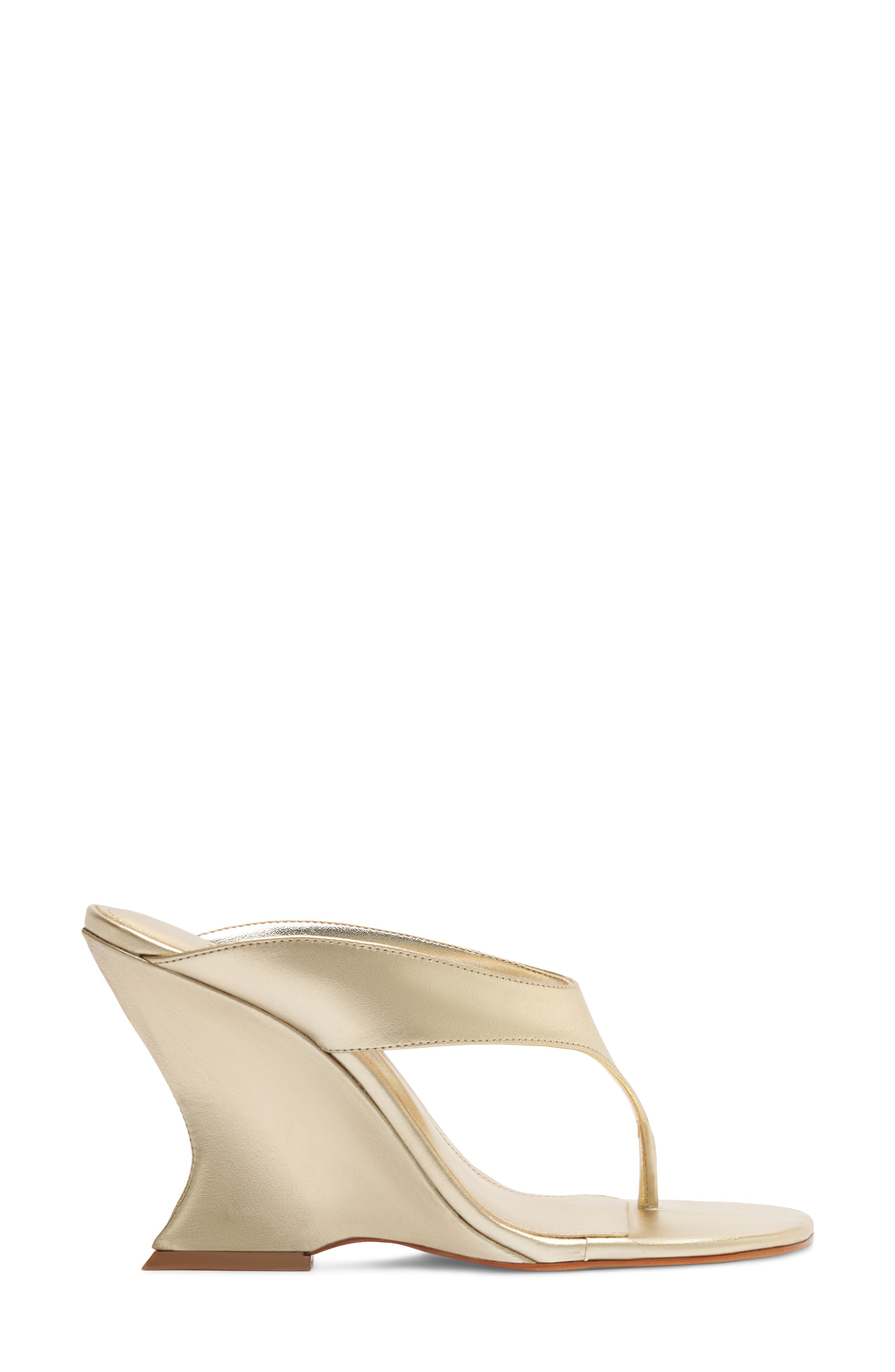 Maya Wedge Sandal, Alternate, color, PLATINA