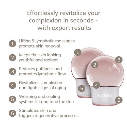 Geske Smartappguided Cool & Warm Face & Body Massager | 7 In Silver