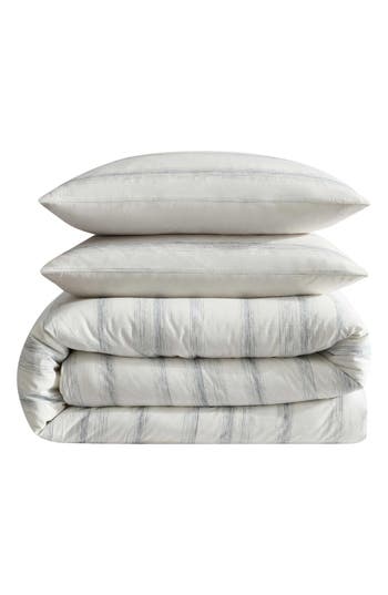 CALVIN KLEIN CALVIN KLEIN STRIE STRIPE COMFORTER & SHAM SET