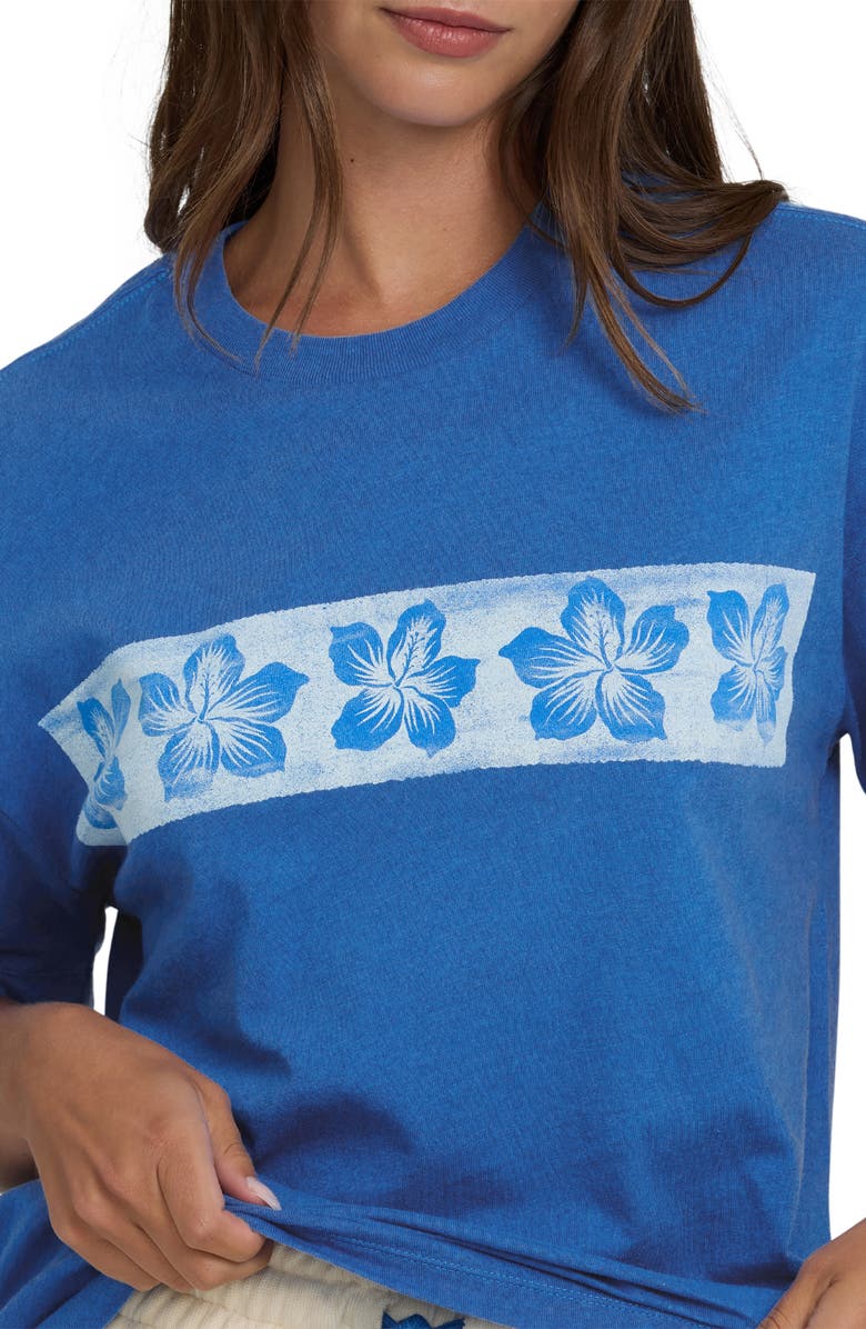 Billabong Somwhere Close Oversize Graphic T-Shirt, Alternate, color, True Blue