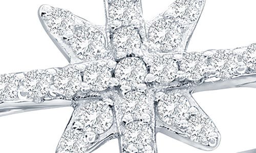 Simona Sterling Silver Cubic Zirconia North Star Ring