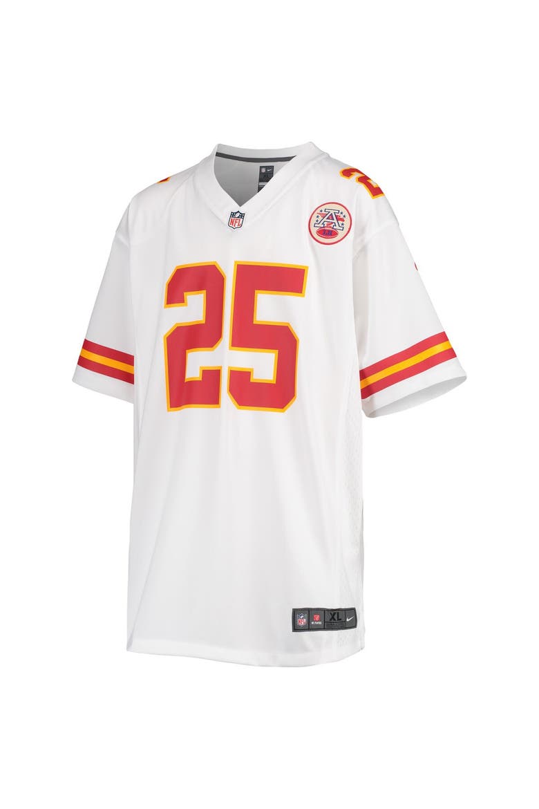 Youth Nike Clyde Edwards-Helaire White Kansas City Chiefs Game Jersey, Alternate, color, White
