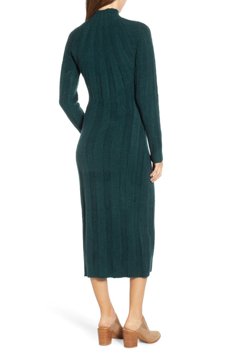 4SI3NNA Wide Rib Sweater Dress, Alternate, color, 