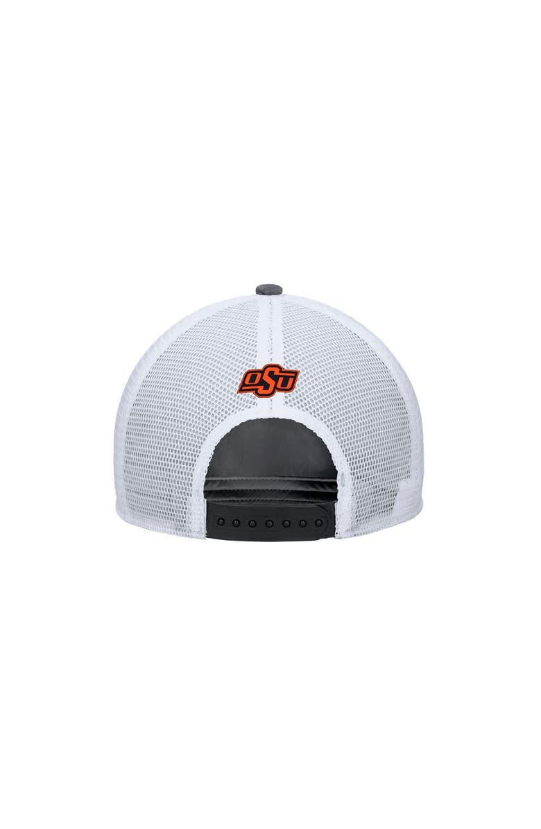 Nike Men's Nike Anthracite Oklahoma State Cowboys 2025 On-Field Rise Trucker Performance Adjustable Hat, Alternate, color, Anthracite