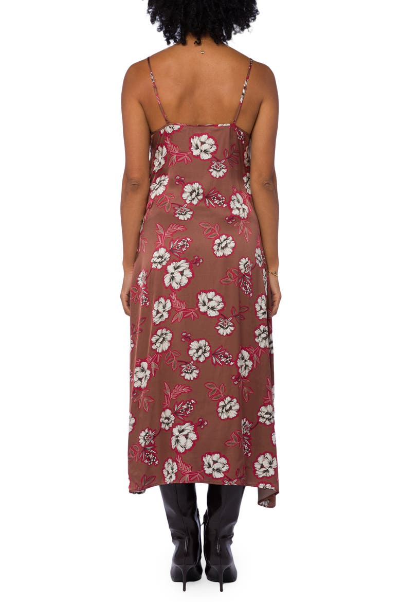 Floral Print Slipdress, Alternate, color, MULCH GARDEN