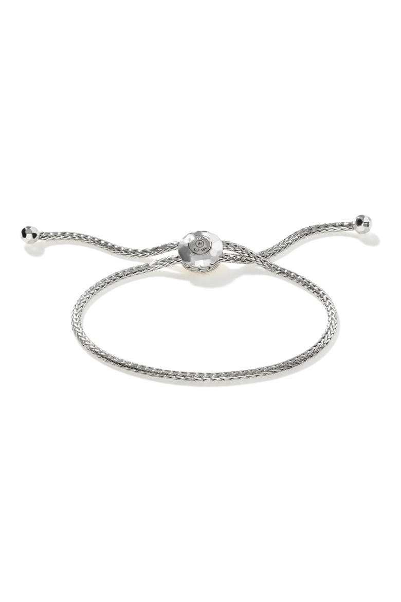 Palu Sterling Silver & 18K Gold Adjustable Slide Bracelet, Alternate, color, SILVER/ GOLD