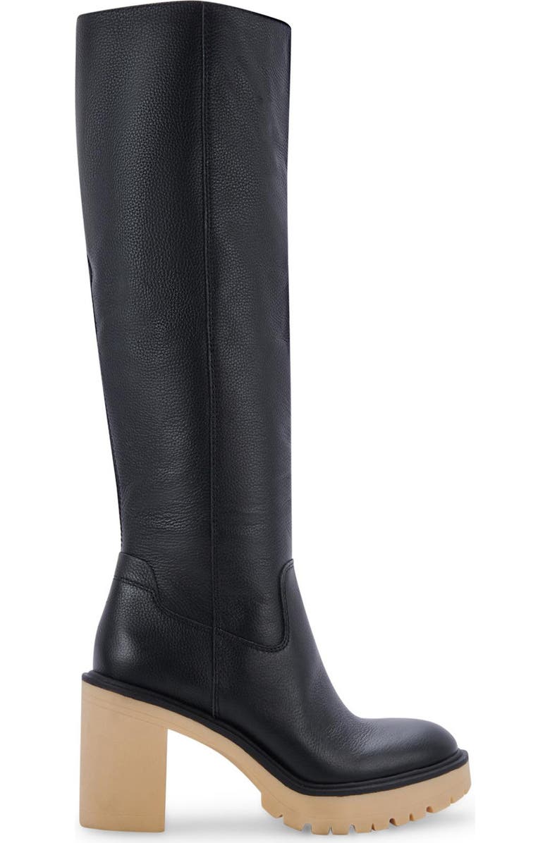 Dolce Vita Corry H2O Waterproof Lug Sole Knee High Boot, Alternate, color,