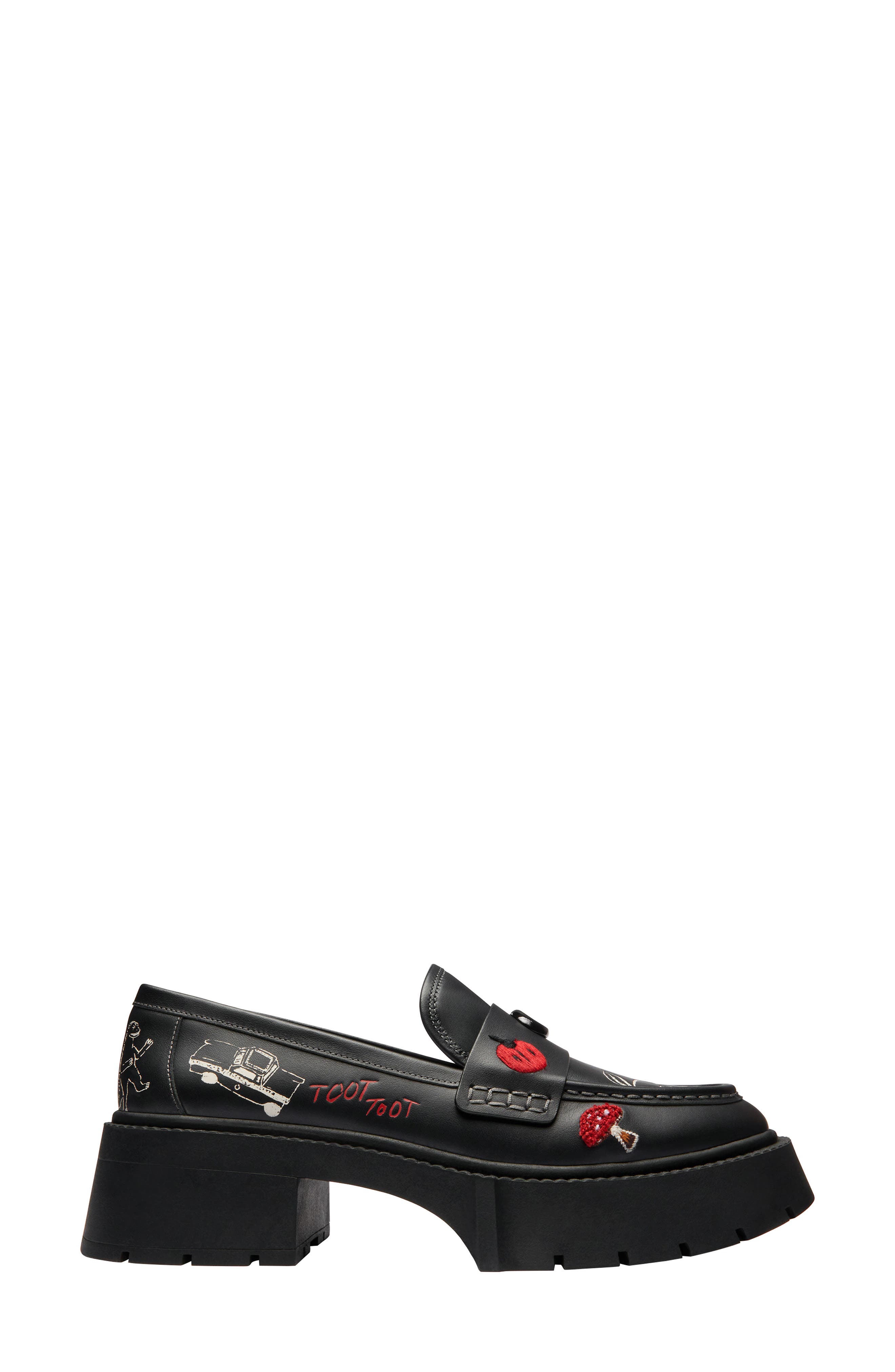 COACH Leah Platform Loafer, Alternate, color, 