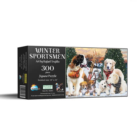 Winter Sportsmen 300 piece Jigsaw Puzzle for Adults