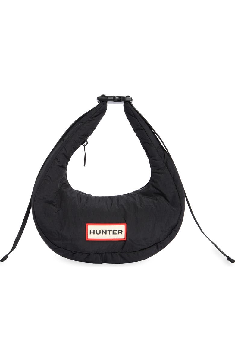 Hunter Mini Crescent Crossbody Bag, Main, color, Other Black