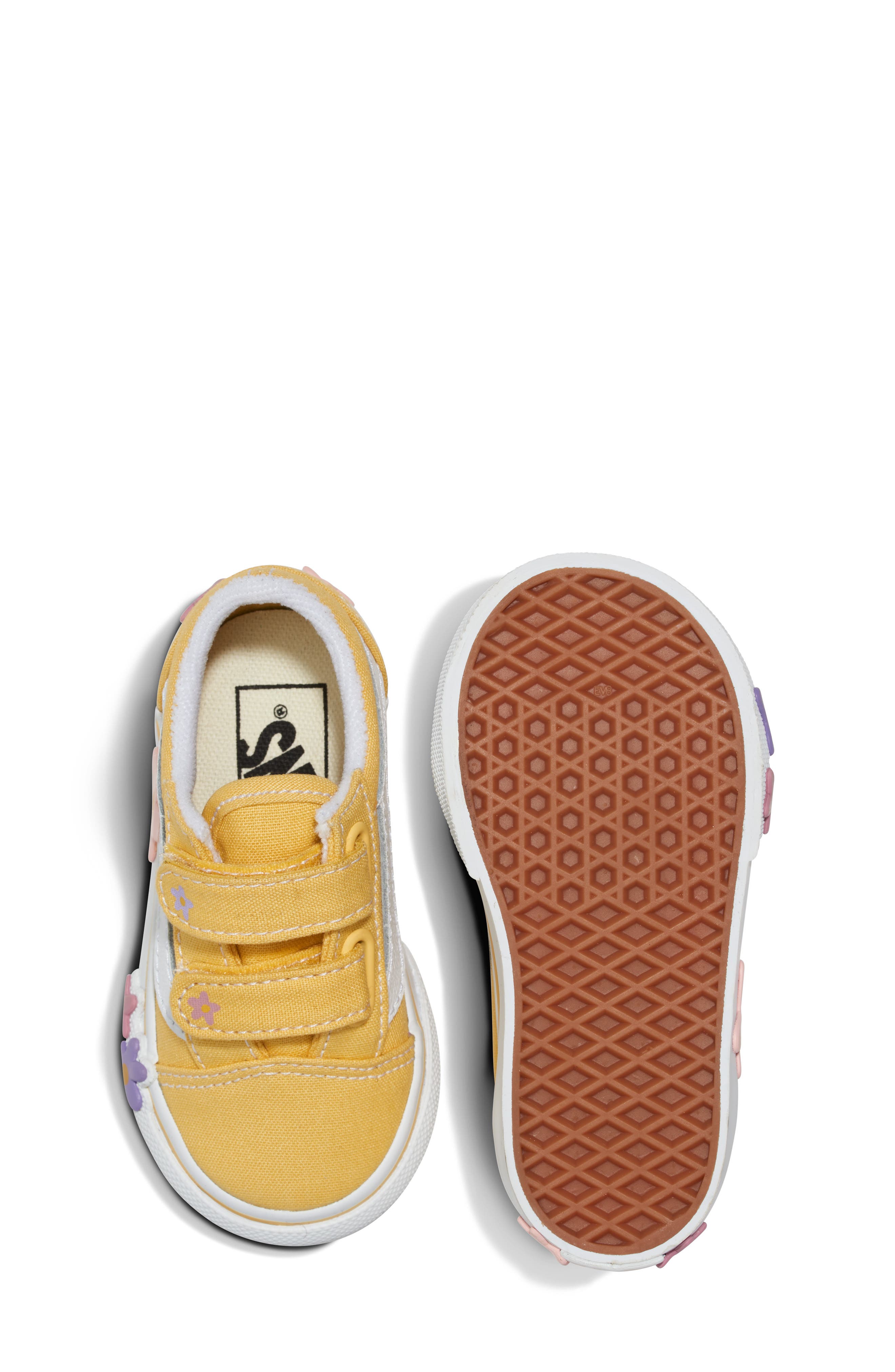 Vans Old Skool Flower Sneaker, Alternate, color, 