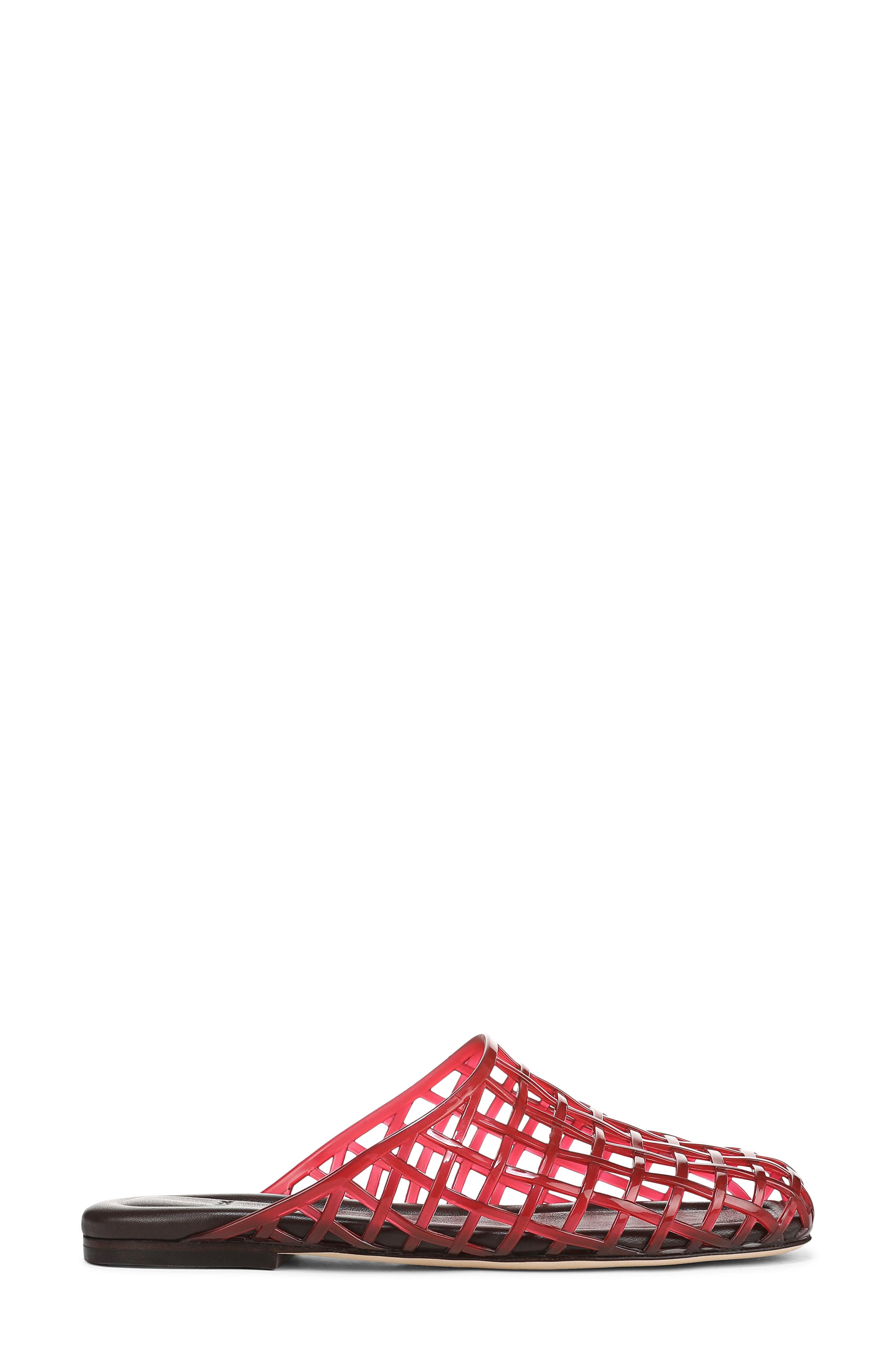 Barcelona Jelly Cage Mule, Alternate, color, POPPY RED