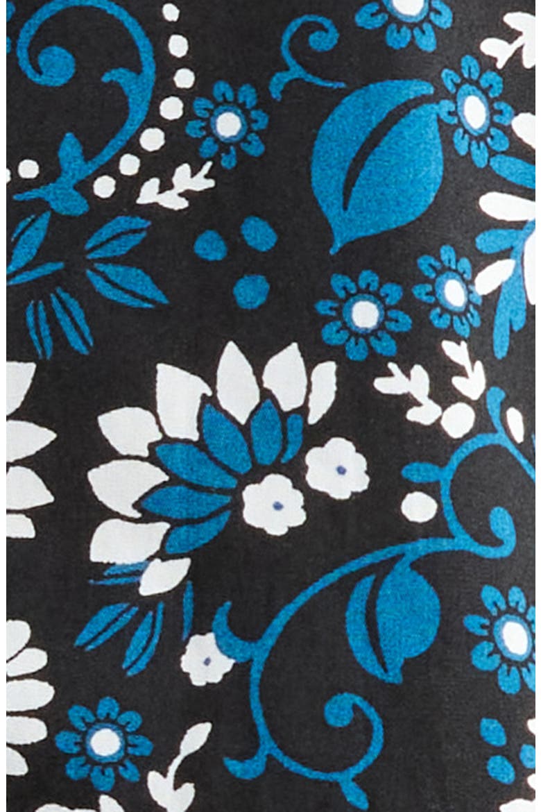Etta Floral Print Sleeveless Top, Alternate, color, TEAL-MULTI