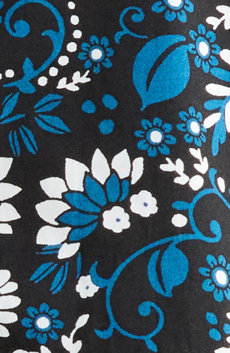 SUGARLIPS Etta Floral Print Sleeveless Top, Alternate, color, Teal-Multi