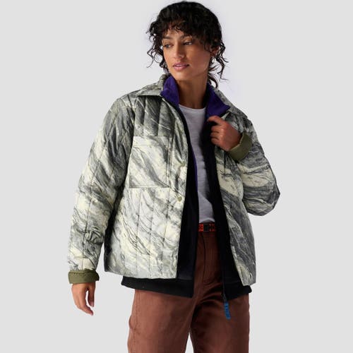 Backcountry Oakbury Print Synthetic Quilted Shirt Jacket