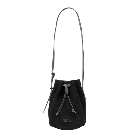Black Bucket Bag