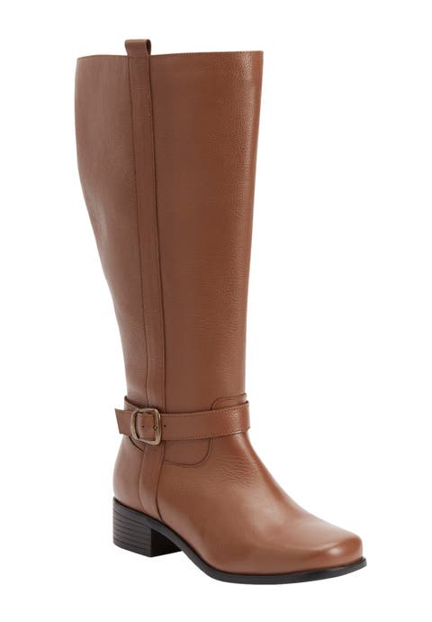 The Donna Tall Wide Calf Leather Boot (Wide Widths Available)