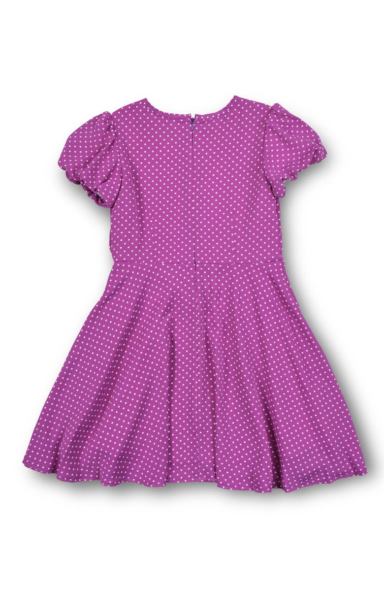 Florence Eiseman Knit Dress With Stripe Ribbon Bows, Alternate, color, Navy