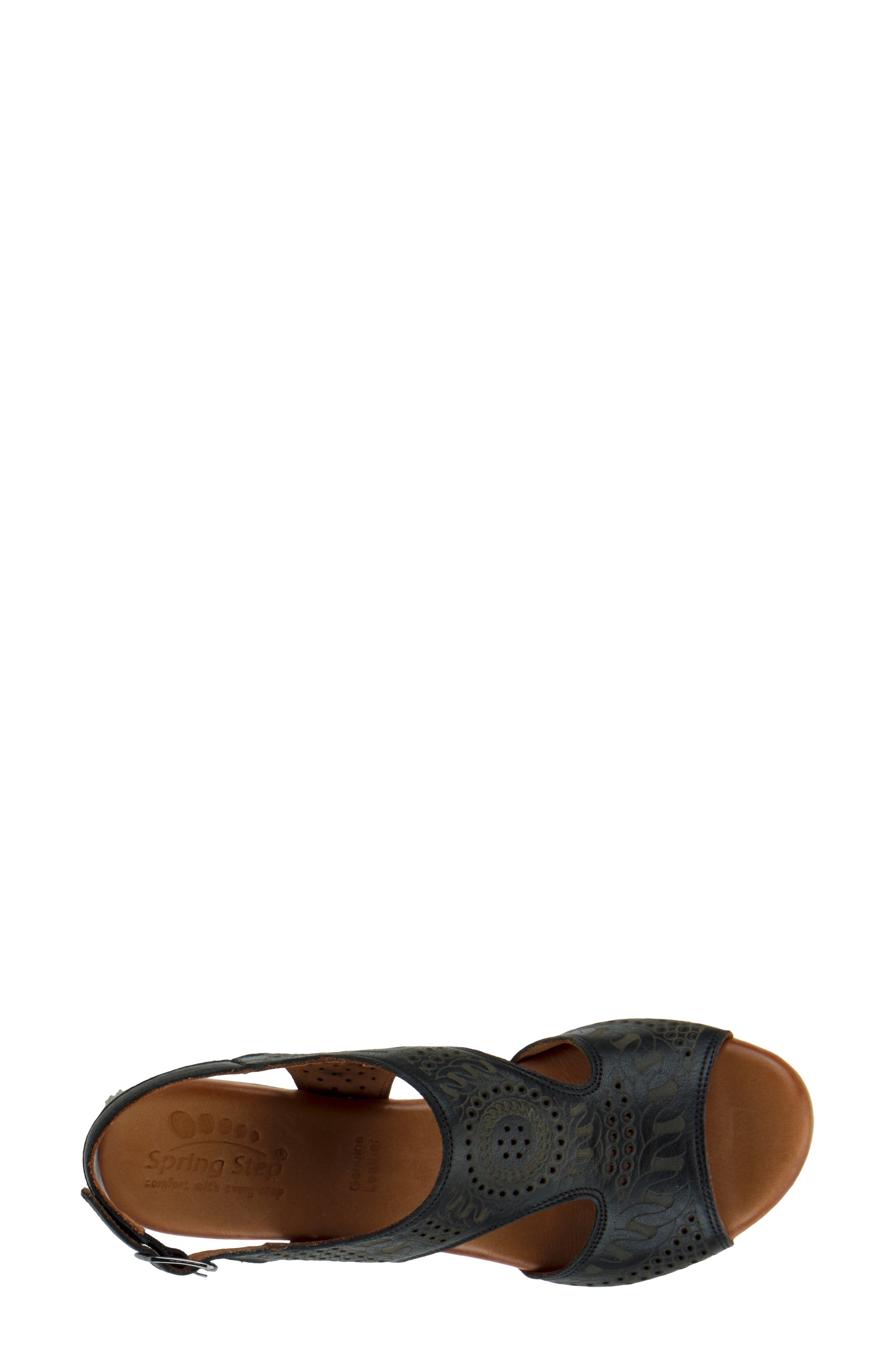 Spring Step Chains Block Heel Sandal, Alternate, color, 