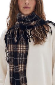 Nicole Miller Double Fringe Scarf