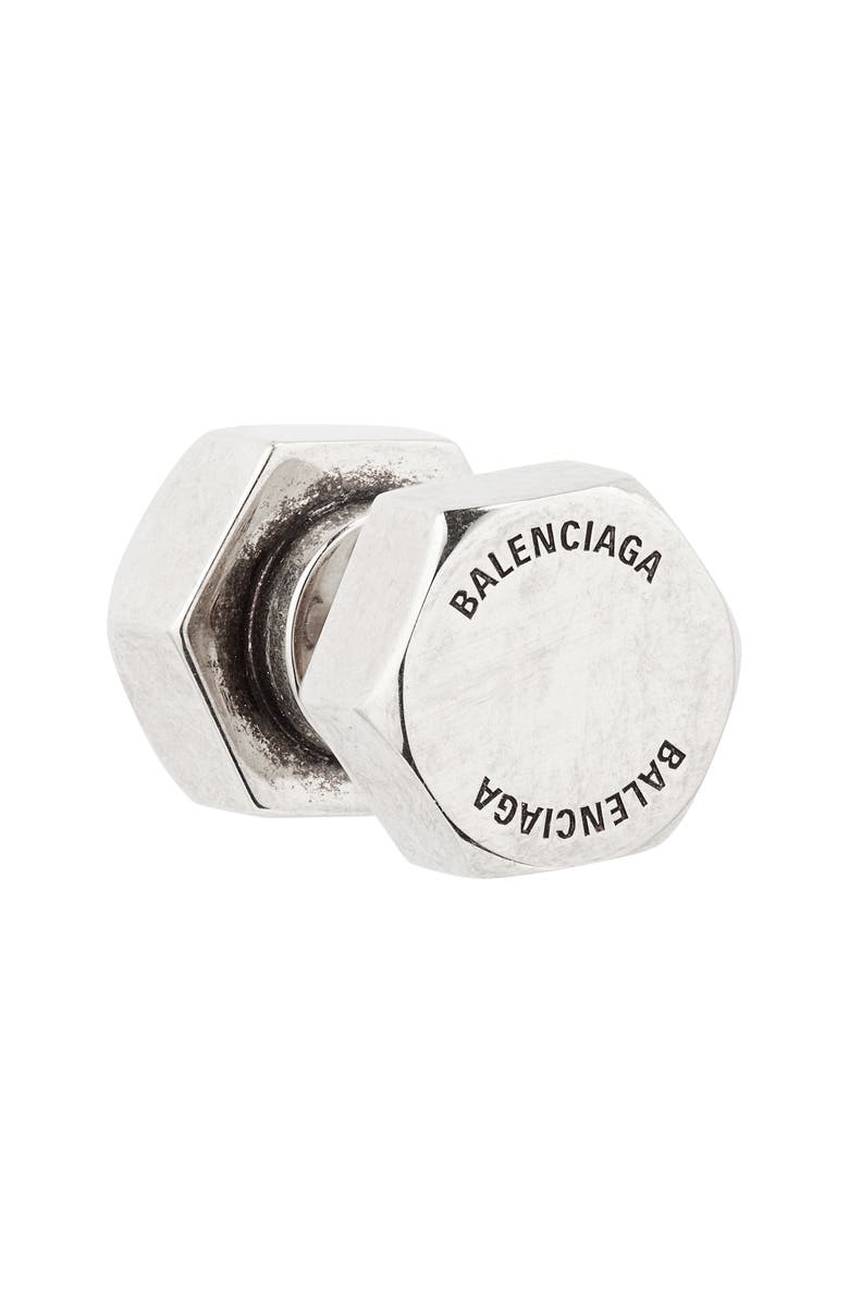 Balenciaga Double Screw Garage Stud Earrings, Alternate, color,