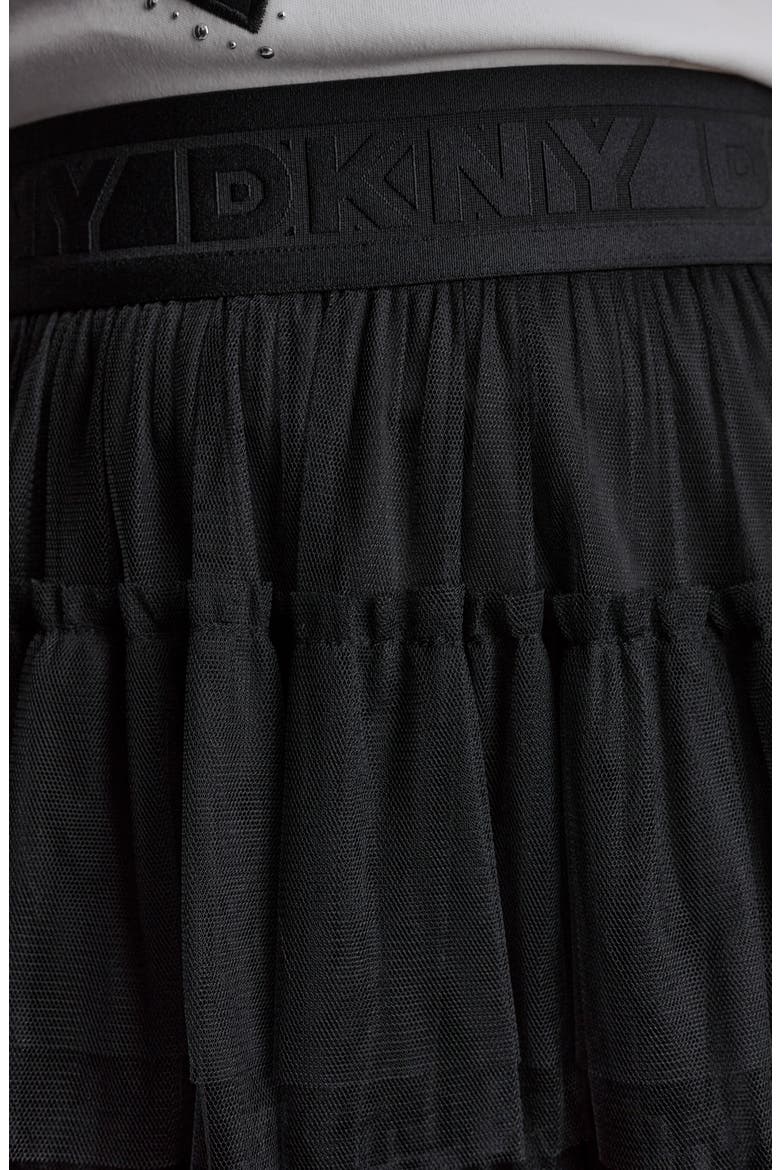 Tiered Tulle Skirt, Alternate, color, BLACK