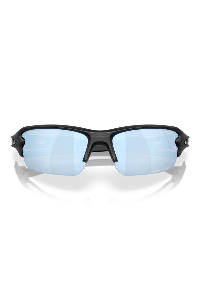 Gender Inclusive Flak 2.0 XL 59mm Polarized Rectangular Sunglasses, Alternate, color, MATTE BLACK / PRIZM DEEP WATER
