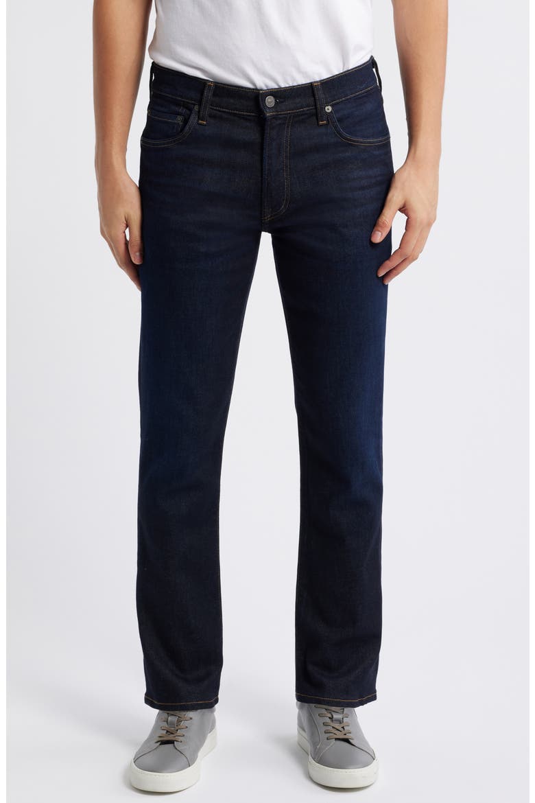 Gage Slim Straight Stretch Cotton & Cashmere Jeans, Main, color, FALCON