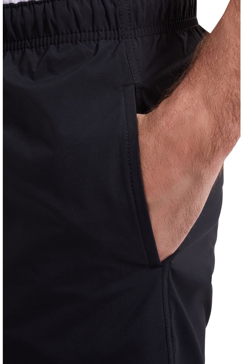 Quinn Colorblock Swim Trunks, Alternate, color, BLACK