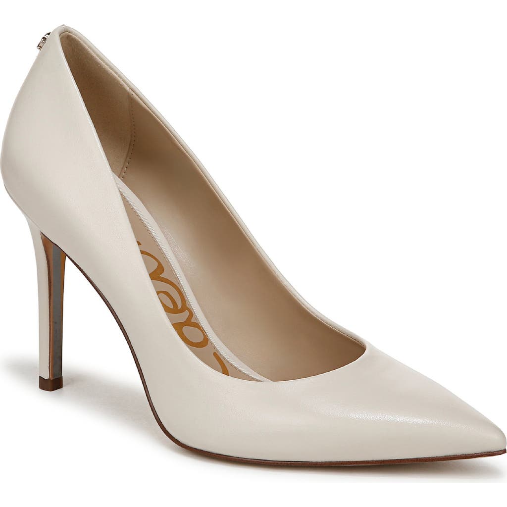 Sam Edelman Hazel Pointed Toe Pump In Modern Ivory