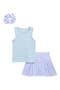  Serenity Sky/ Spring Pink