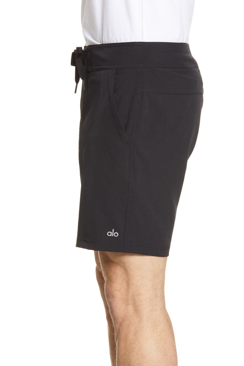 Plow Board Shorts, Alternate, color, BLACK