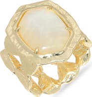 Kendra Scott Daphne Mother-of-Pearl Cocktail Ring