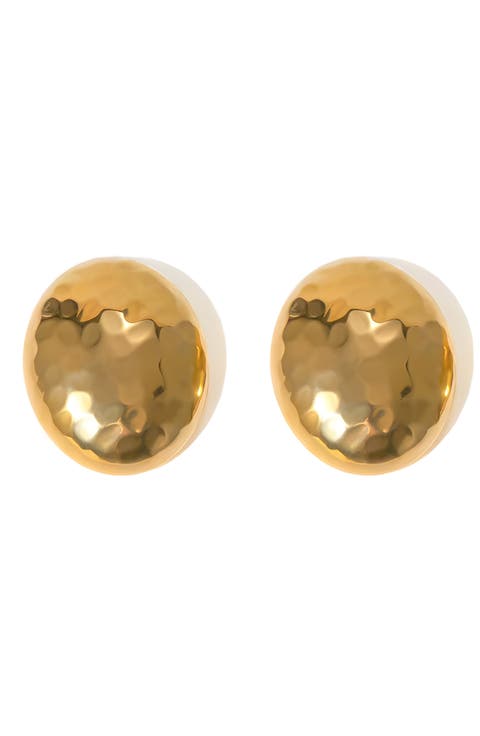 Rounded Stud Earrings