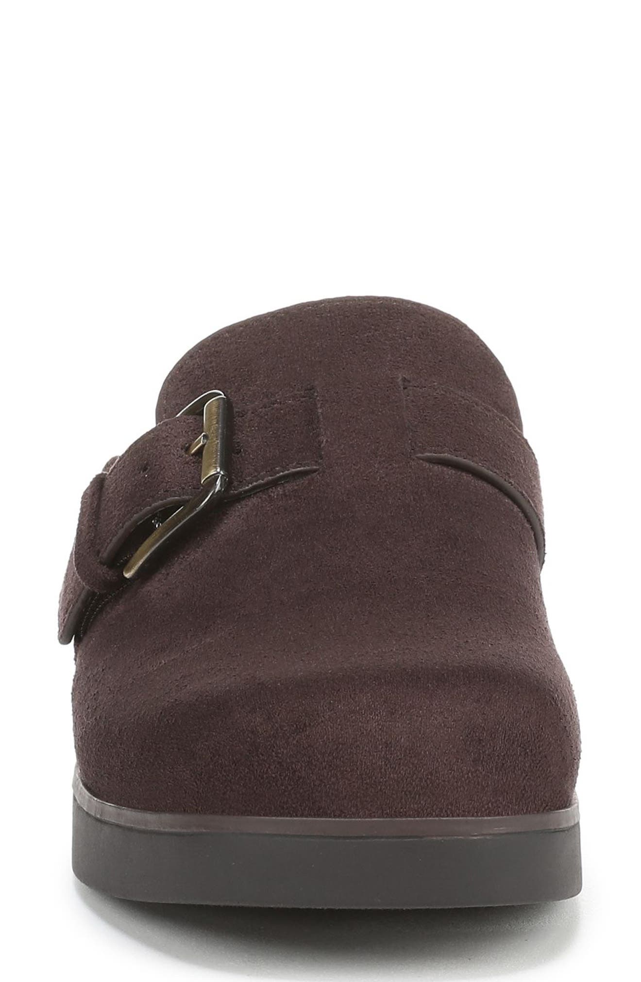 Gillian Clog, Alternate, color, DARK CHOCOLATE