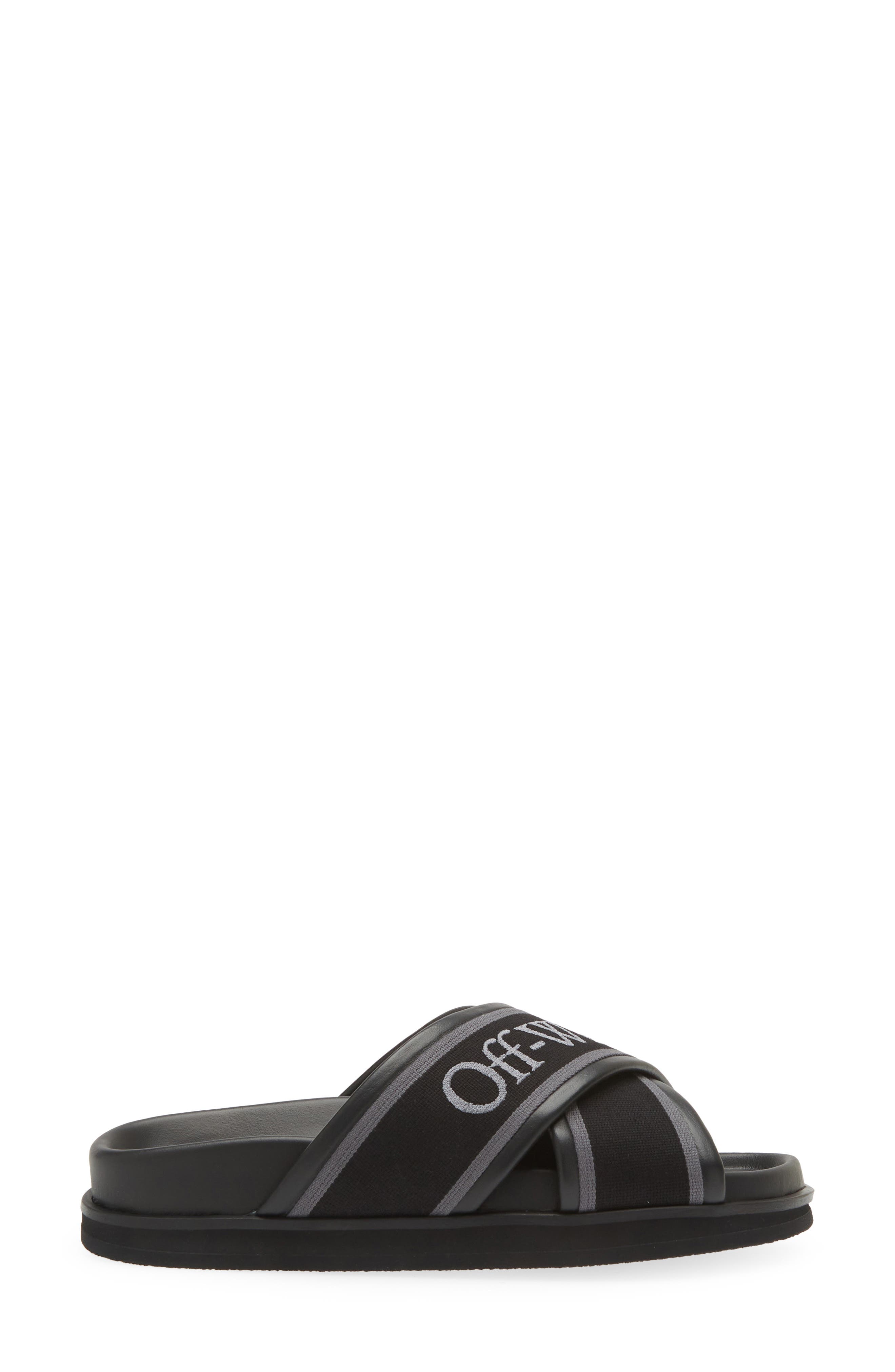 Off-White Cloud Crisscross Slide Sandal, Alternate, color, 