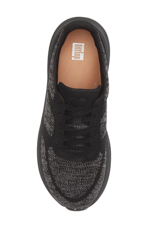 Fitflop F-mode Platform Sneaker In Black