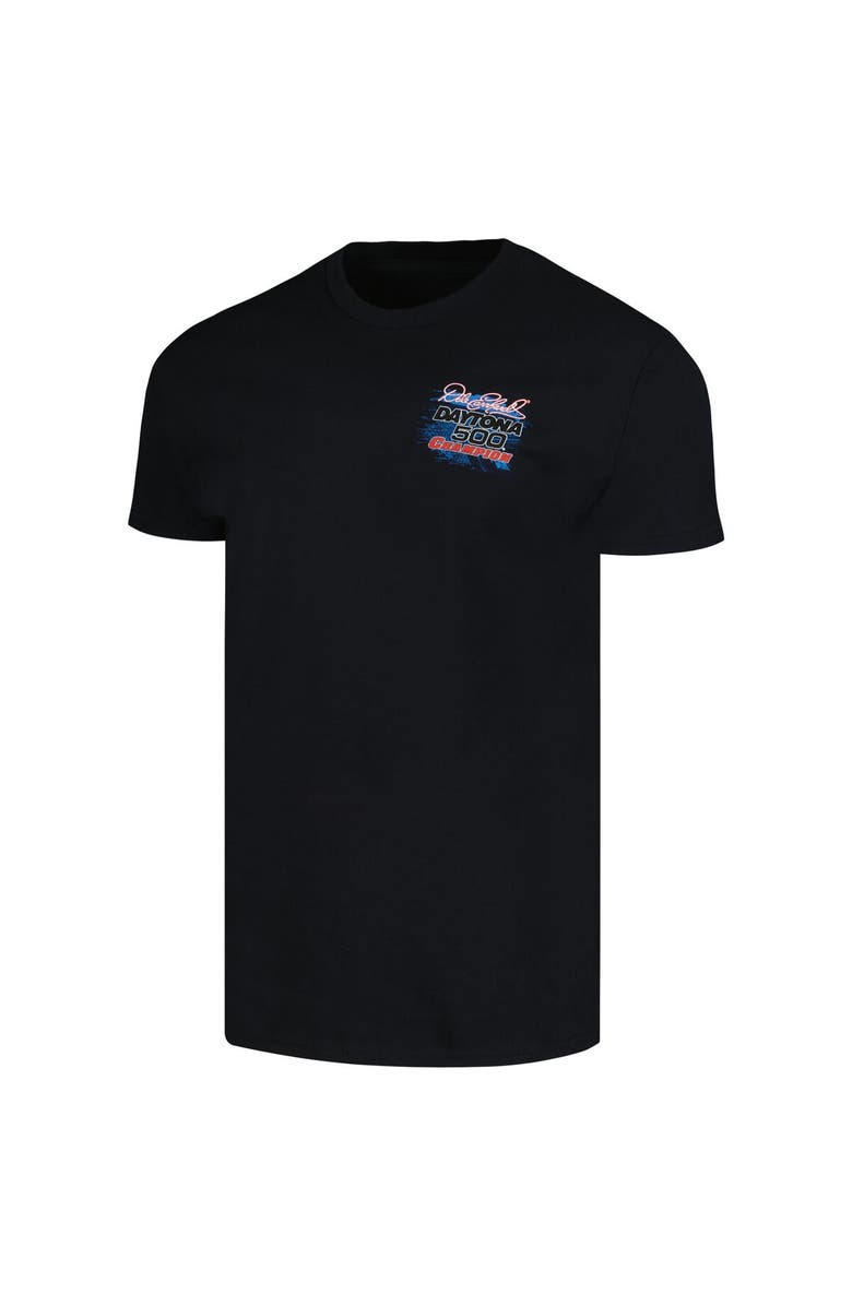 CHECKERED FLAG Men's Checkered Flag Sports Black Dale Earnhardt 1998 Daytona 500 Champion Anniversary T-Shirt, Alternate, color, Black