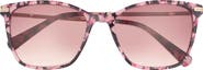 Ted Baker 55mm Gradient Square Sunglasses