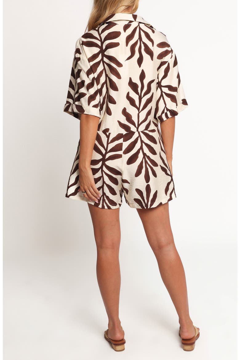 Kiya Romper, Alternate, color, BROWN PALM