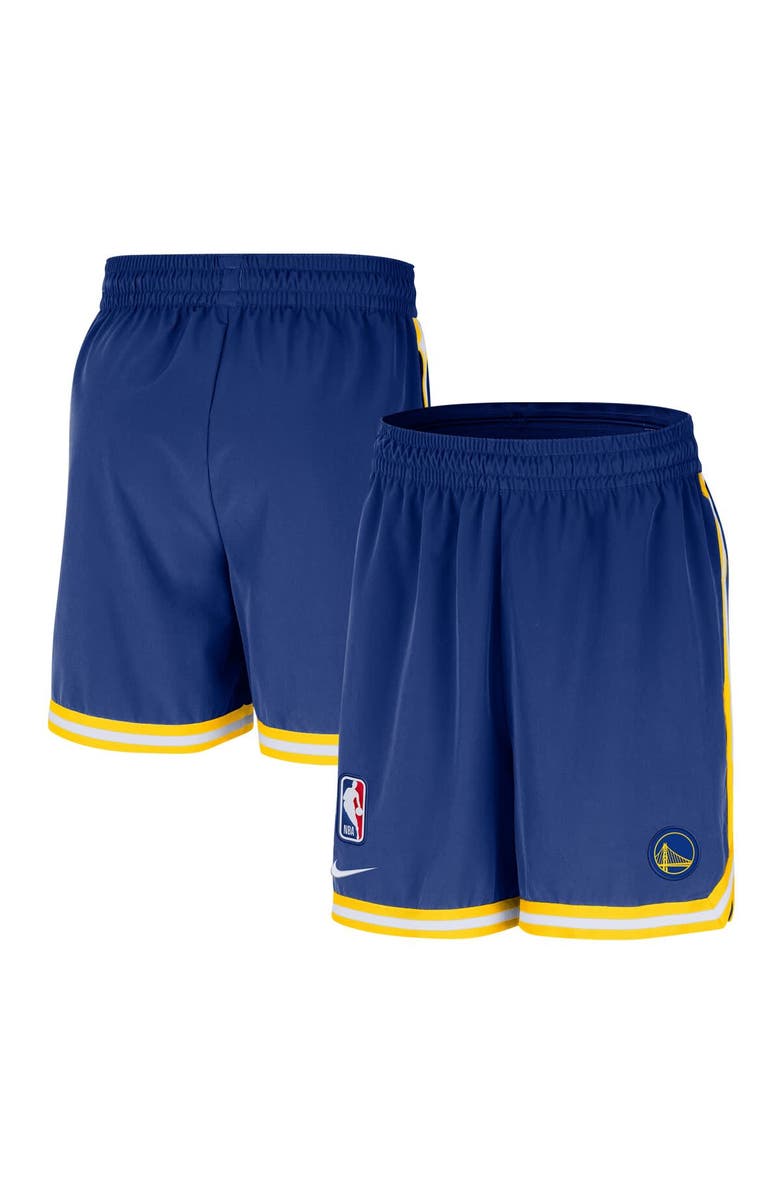 Nike Men's Nike Royal Golden State Warriors Authentic Pre-Game Woven Performance Shorts, Main, color, Royal