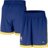 Nike Men's Nike Royal Golden State Warriors Authentic Pre-Game Woven Performance Shorts
