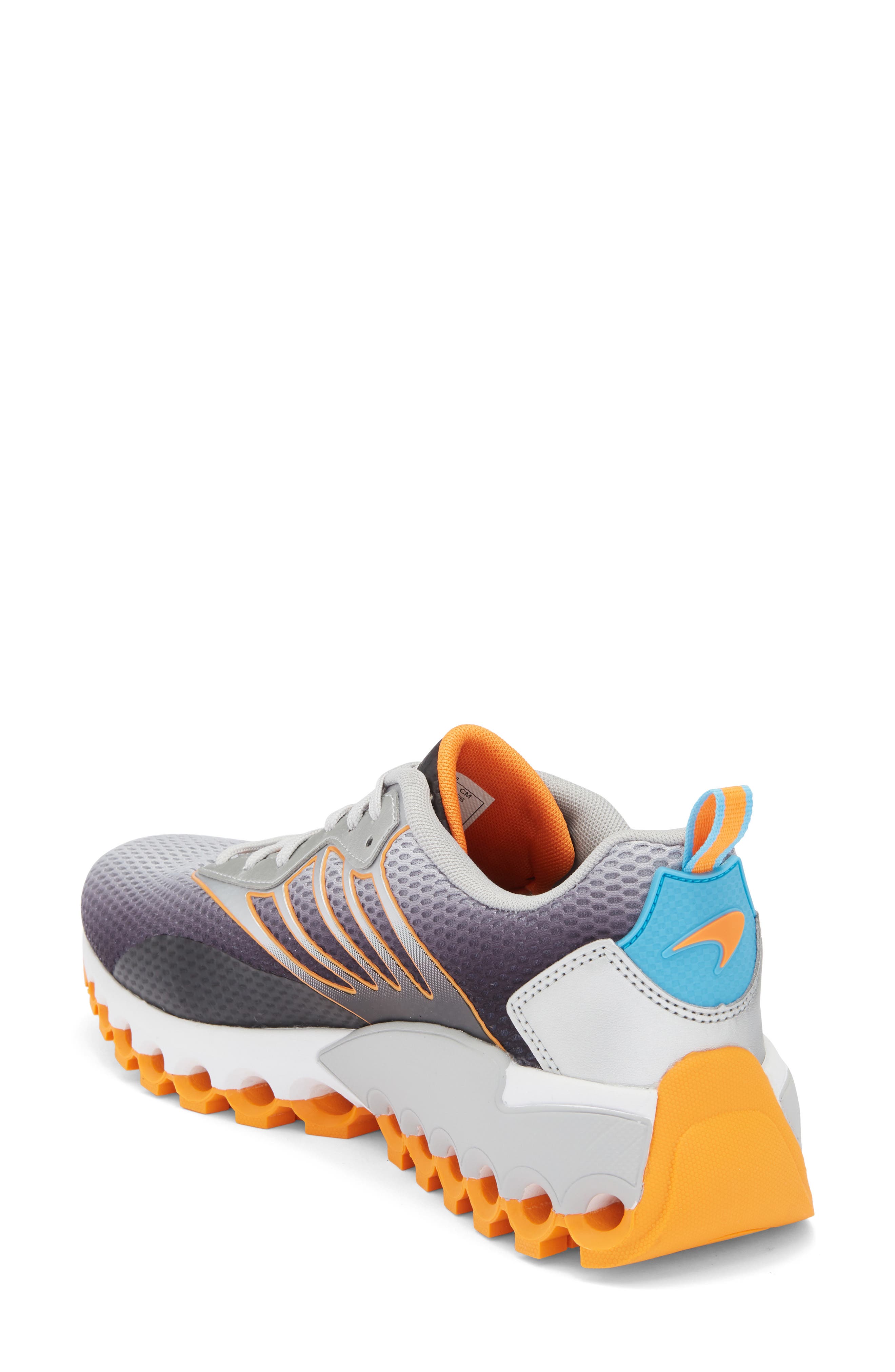 K-Swiss x McLaren Tubes Sport Sneaker, Alternate, color, Gray/ Black/ Papaya