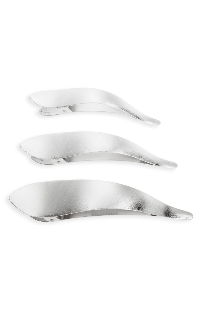 Ficcare Maximas Ice Hair Clip, Main, color, Ice Silver