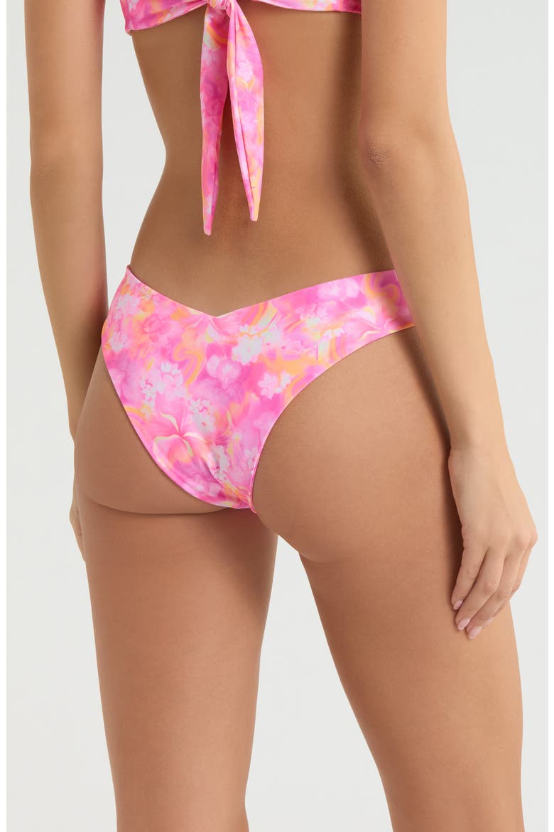 V-Cut Bikini Bottoms, Alternate, color, PETAL POP