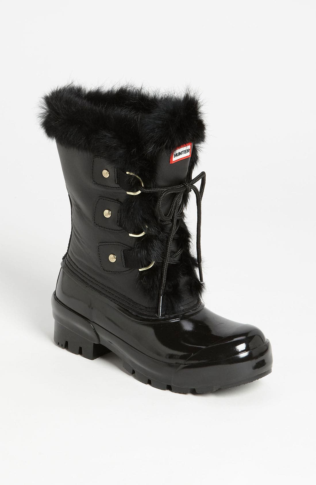 'Cathie' Boot, Main, color, BLACK