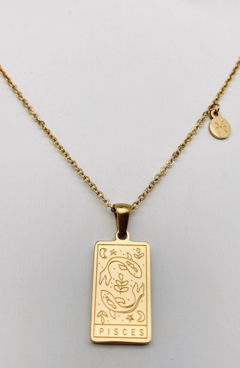 Zodiac Constellation Pendant Necklace